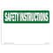 Signmission OSHA Sign, Code Of Mine Signals 1 Bell Hoist 1 Bell, 14in X 10in Alum, 10" W, 14" L, Landscape OS-SI-A-1014-L-11434 - alternate 1